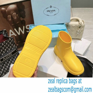 Prada Rubber booties 1T859M Yellow 2022 - Click Image to Close