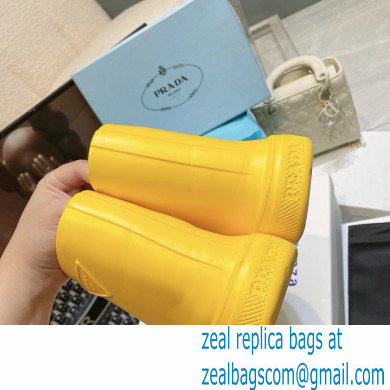 Prada Rubber booties 1T859M Yellow 2022 - Click Image to Close
