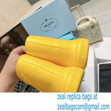 Prada Rubber booties 1T859M Yellow 2022