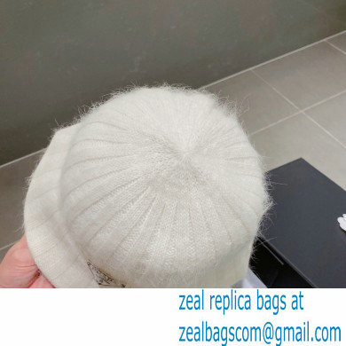 Prada Wool Bucket Hat White