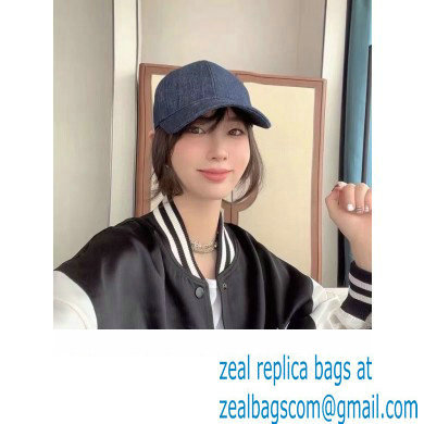 Prada denim baseball cap navy 2022 - Click Image to Close