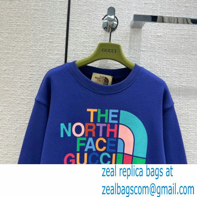 The North Face x Gucci sweatshirt Blue 2022