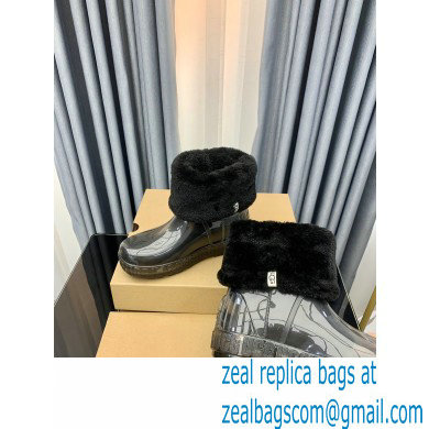 UGG Drizlita Clear Waterproof Boots with Removable sheepskin sock Black 2022