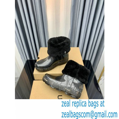 UGG Drizlita Clear Waterproof Boots with Removable sheepskin sock Black 2022