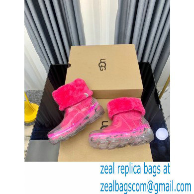 UGG Drizlita Clear Waterproof Boots with Removable sheepskin sock Fuchsia 2022 - Click Image to Close