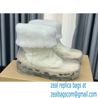 UGG Drizlita Clear Waterproof Boots with Removable sheepskin sock White 2022