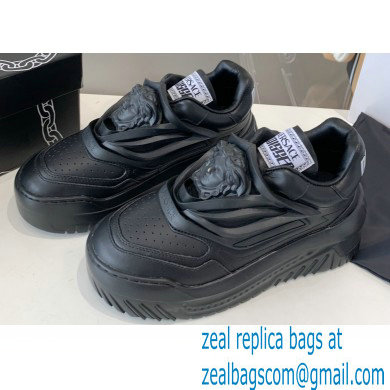 Versace La Medusa Odissea Sneakers Black 2022 - Click Image to Close