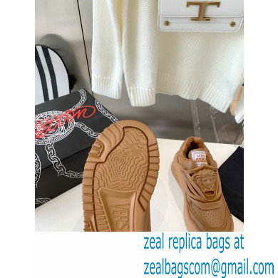 Versace La Medusa Odissea Sneakers Brown 2022 - Click Image to Close