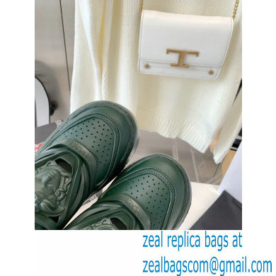 Versace La Medusa Odissea Sneakers Dark Green 2022 - Click Image to Close