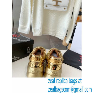 Versace La Medusa Odissea Sneakers Gold 2022 - Click Image to Close