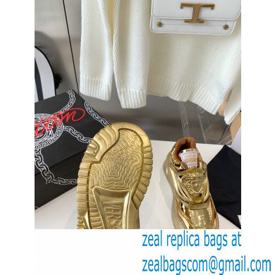 Versace La Medusa Odissea Sneakers Gold 2022 - Click Image to Close