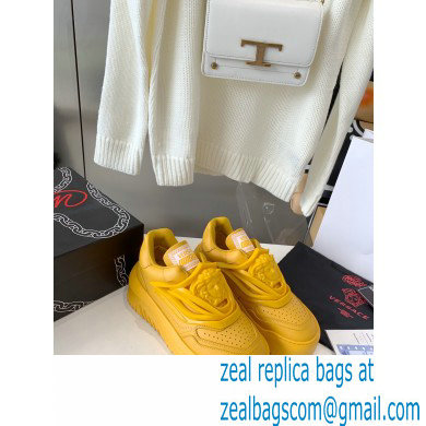 Versace La Medusa Odissea Sneakers Yellow 2022