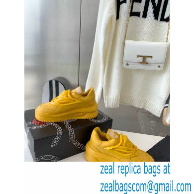 Versace La Medusa Odissea Sneakers Yellow 2022 - Click Image to Close