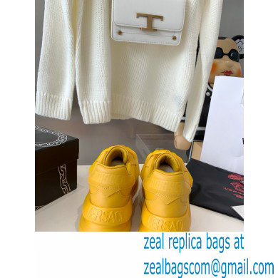 Versace La Medusa Odissea Sneakers Yellow 2022