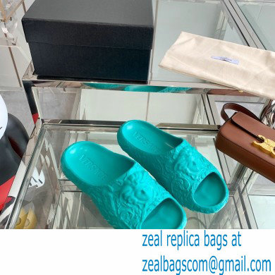 Versace Medusa Dimension Slides Blue 2022