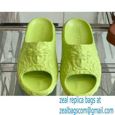 Versace Medusa Dimension Slides Green 2022