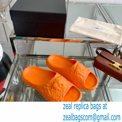 Versace Medusa Dimension Slides Orange 2022 - Click Image to Close