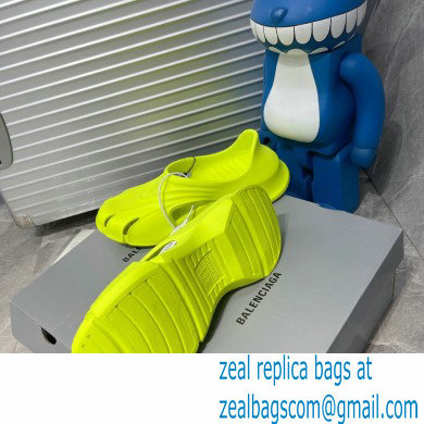 balenciaga Mold Closed in neon yellow rubber - Click Image to Close