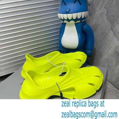 balenciaga Mold Closed in neon yellow rubber - Click Image to Close