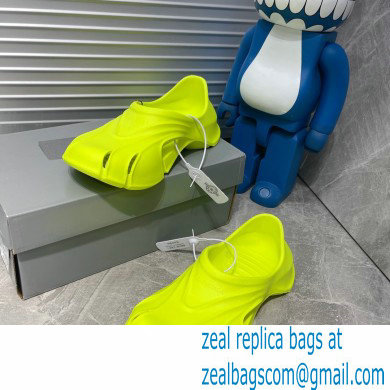 balenciaga Mold Closed in neon yellow rubber - Click Image to Close