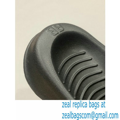 balenciaga Mold rubber slide in black