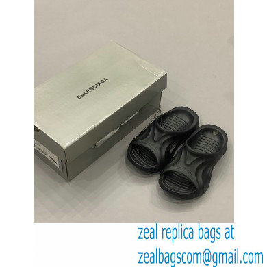 balenciaga Mold rubber slide in black