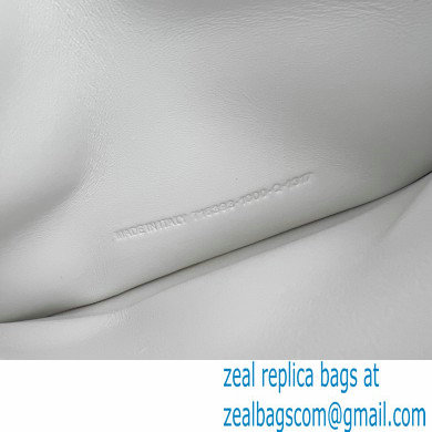 balenciaga Women's Crush Medium Chain Bag Quilted in white 2022