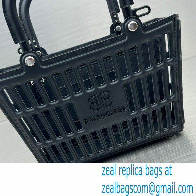 balenciaga small mag basket top handle bag in black 2022 - Click Image to Close