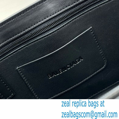 balenciaga small mag basket top handle bag in black 2022 - Click Image to Close