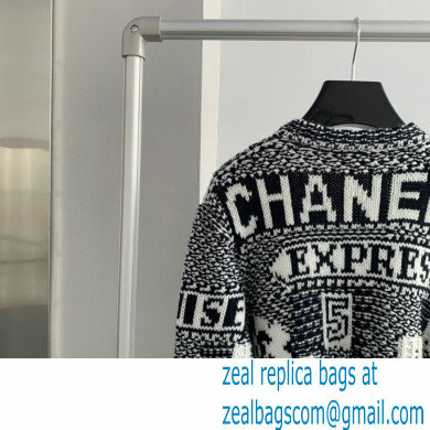 chanel logo printed cashmere cardigan 2022
