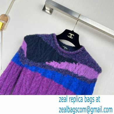 chanel multicolor sequins cashmere sweater 2022