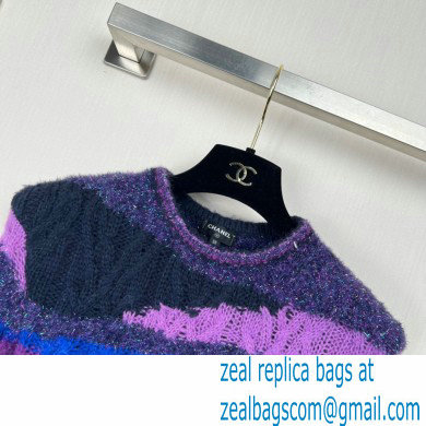 chanel multicolor sequins cashmere sweater 2022