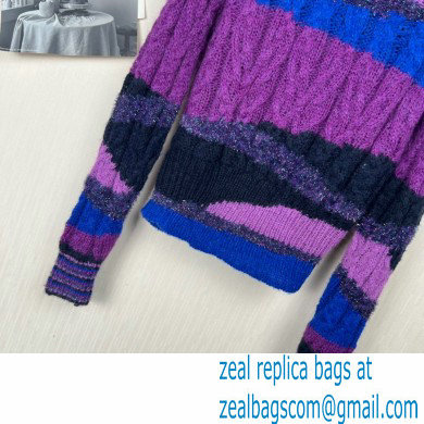 chanel multicolor sequins cashmere sweater 2022