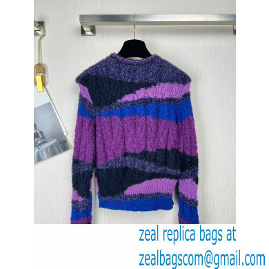 chanel multicolor sequins cashmere sweater 2022
