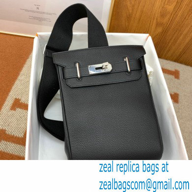 hermes Hac a Dos GM backpack in togo leather black 2022 - Click Image to Close