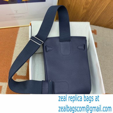 hermes Hac a Dos GM backpack navy blue in togo leather 2022 - Click Image to Close