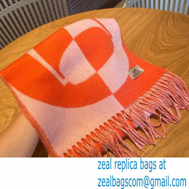 hermes casaque charms muffler red 2022 - Click Image to Close