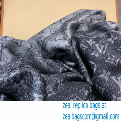 louis vuitton Denim Confidential Monogram Shawl gray M76692 2022 - Click Image to Close