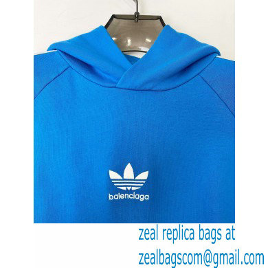 Balenciaga / Adidas Hoodie Large Fit in Blue 2023