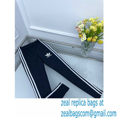 Balenciaga / Adidas Women's Athletic Leggings in Black 2023 - Click Image to Close