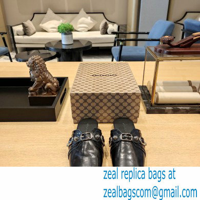 Balenciaga Heel 2.5cm Cosy Cagole Mules Black 2023