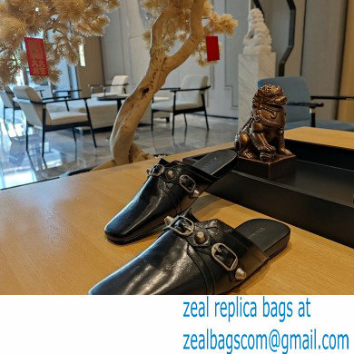 Balenciaga Heel 2.5cm Cosy Cagole Mules Black 2023
