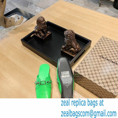 Balenciaga Heel 2.5cm Cosy Cagole Mules Green 2023
