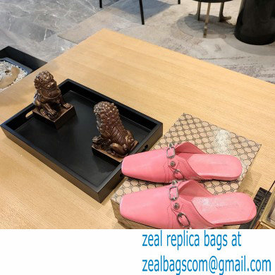 Balenciaga Heel 2.5cm Cosy Cagole Mules Pink 2023