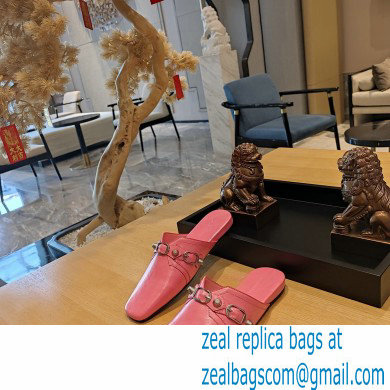 Balenciaga Heel 2.5cm Cosy Cagole Mules Pink 2023
