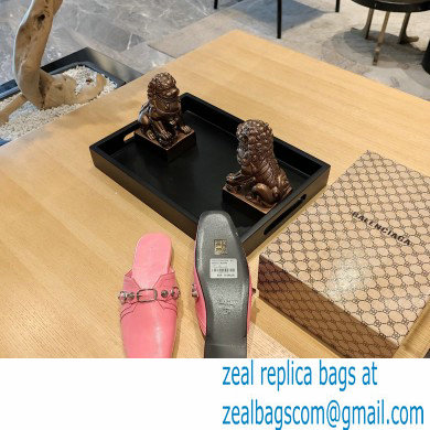 Balenciaga Heel 2.5cm Cosy Cagole Mules Pink 2023