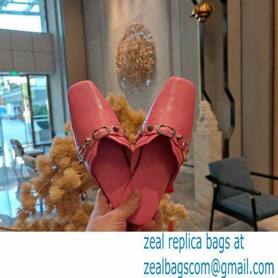 Balenciaga Heel 2.5cm Cosy Cagole Mules Pink 2023