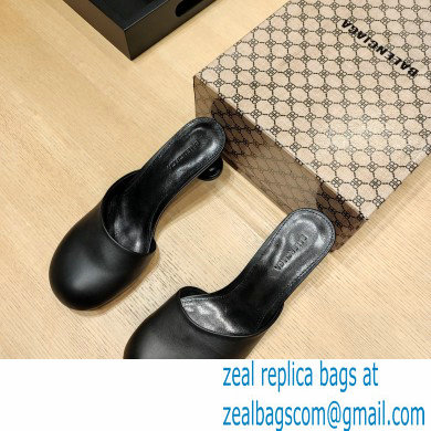 Balenciaga Heel 4.5cm Round toe Mules Black 2023