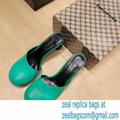 Balenciaga Heel 4.5cm Round toe Mules Green 2023