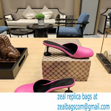 Balenciaga Heel 4.5cm Round toe Mules Pink 2023